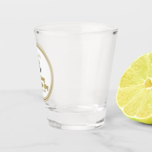 Junggeselinnen-Abschied Wedding Golf White Gold Schnapsglas (Rechts)