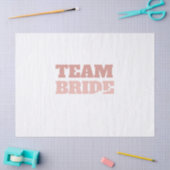 Junggeselinnen-Abschied Wedding Team Brift auf Tou Seidenpapier (Basteln)