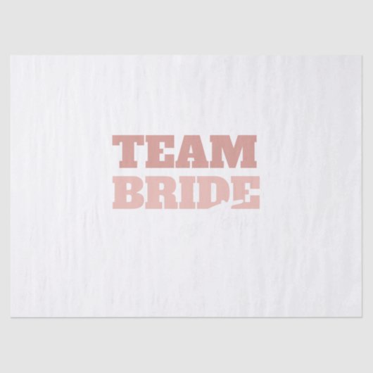 Junggeselinnen-Abschied Wedding Team Brift auf Tou Seidenpapier (Vorderseite)