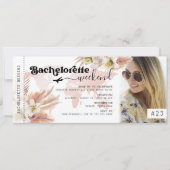 Junggeselinnen-Abschied Weekend Boarding Pass Einladung (Vorderseite)