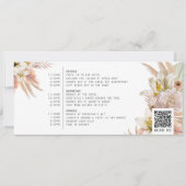 Junggeselinnen-Abschied Weekend Boarding Pass Einladung (Rückseite)