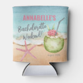 Junggeselinnen-Abschied Weekend Niedlich Beach Dosenkühler (Vorderseite)