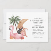 Junggeselinnen-Abschied Weekend Tour Einladung (Vorderseite)