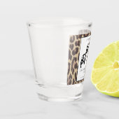 Junggeselinnen-Abschied - Wild Animal Print Schnapsglas (Links)