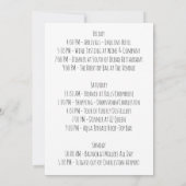 Junggeselinnen-Abschied WKND Club Einladung (Rückseite)