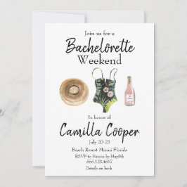Junggeselinnen-Abschied Wochenende - Anreise Einladung