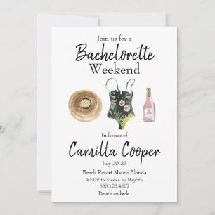 Junggeselinnen-Abschied Wochenende - Anreise Einladung