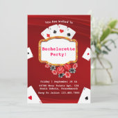 Junggeselinnen-Abschied-Wochenende in Las Vegas Einladung (Stehend Vorderseite)