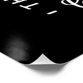 Junggeselinnen-Abschied Zitronenfrucht Thema schwa Poster (Ecke)