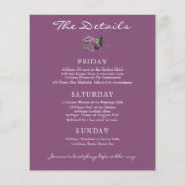 Junggeselinnen-Abschied zur Einladung von Plum Peo (Rückseite)