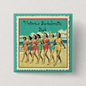 Junggeselinnen-Abschieds-Button-Knöpfe Button (Vorderseite)