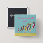 Junggeselinnen-Abschieds-Button-Knöpfe Button (Vorne & Hinten)