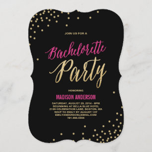 Junggeselinnen-Abschieds-Einladung des Schein- Einladung