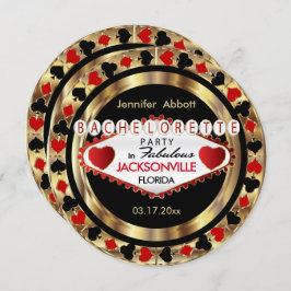 Junggeselinnen-Abschieds-Einladung - DIY Stadt u. Einladung