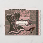 Junggeselinnen-Abschieds-Einladung Einladung (Vorne/Hinten)