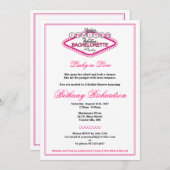 Junggeselinnen-Abschieds-Einladung Los Vegas Einladung (Vorne/Hinten)