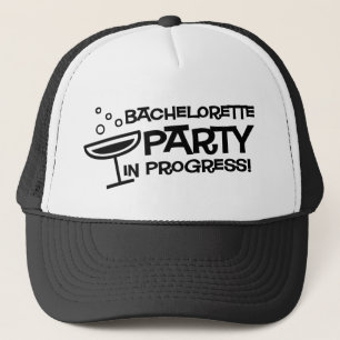 Junggeselinnen-Abschieds-laufender Hut Truckerkappe
