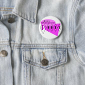 Junggeselinnen-Abschieds-Rosa-Gewohnheits-Button Button (Beispiel)