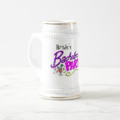 Junggeselinnen-Abschieds-Tasse Bierglas (Vorderseite Links)