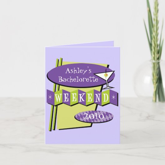 Junggeselinnen-Abschiedseinladung Einladung (Vorderseite)