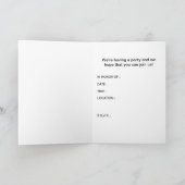 Junggeselle Einladung (Innenseite)