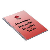 Junggeselle-Klammer-Anmerkungen Notizblock (Rechte Seite)