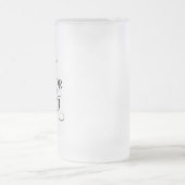 Junggeselle Mattglas Bierglas (Mittel)