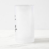 Junggeselle Mattglas Bierglas (Mittel)