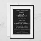 Junggeselle-Party Einladung (Rückseite)