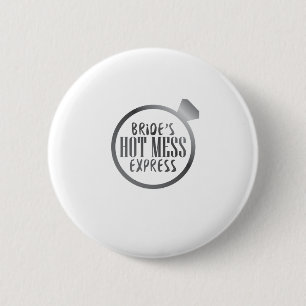 Junggeselle-Party-Geschenk für den Wolf Männer Button