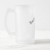 Junggeselle-Party (Handschellen) Mattglas Bierglas (Links)