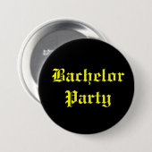 Junggeselle-Party-Knopf Button (Vorne & Hinten)