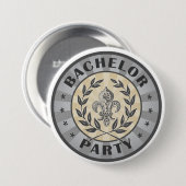 Junggeselle-Party-Knopf Button (Vorne & Hinten)