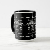 Junggeselle-Party-kundenspezifische Kaffee-Tasse: Tasse (Vorderseite Links)