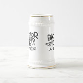 Junggeselle-Party-laufendes Bier Stein Bierglas (Mittel)