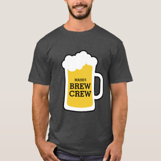 Junggeselle-Party pflegt Brew-Crew T-Shirt