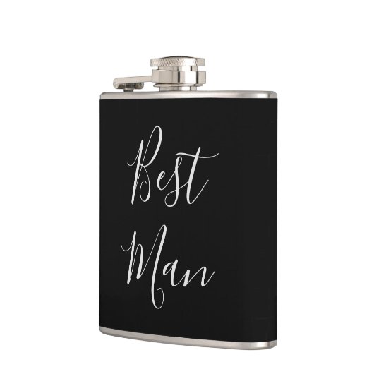 Junggeselle-Party Trauzeuge Flachmann (Links)