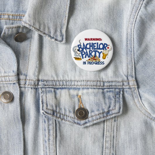 Junggeselle-Partyknopf Button (Beispiel)