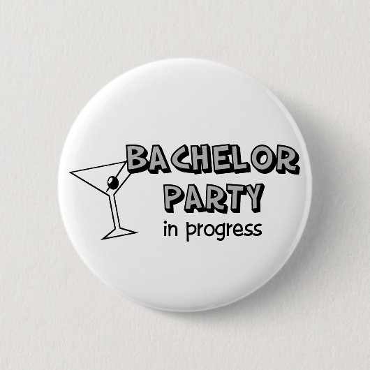 Junggeselle-Partyknöpfe Button (Vorderseite)