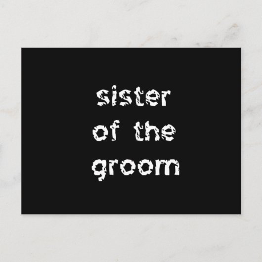 Junggeselle Postkarte (Vorderseite)