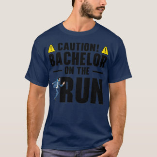 Junggeselle Vorsicht Bräutigam Heirat Hochzeit Tag T-Shirt