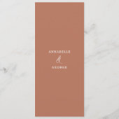 Junggesellenabend Hochzeitsmenü Menükarte (Rückseite)