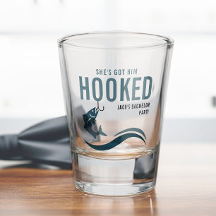 Junggesellenabschied Angeln Lustig Sie Hat Ihn Ang Schnapsglas