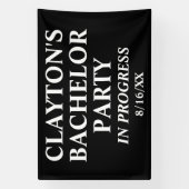 Junggesellenabschied-Banner Banner (Vertikal)