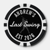 Junggesellenabschied Baseball Letzter Schlag vor d Pokerchips (Vorderseite)