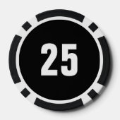 Junggesellenabschied Baseball Letzter Schlag vor d Pokerchips (Rückseite)