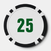Junggesellenabschied Baseball Letzter Schlag vor d Pokerchips (Rückseite)