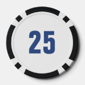 Junggesellenabschied Baseball Letzter Schwung vor  Pokerchips (Rückseite)