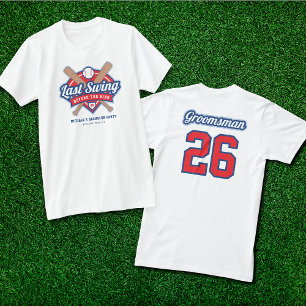 Junggesellenabschied Baseball T-Shirt für Trauzeug