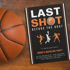 Junggesellenabschied Basketball Letzter Schuss Ora Einladung